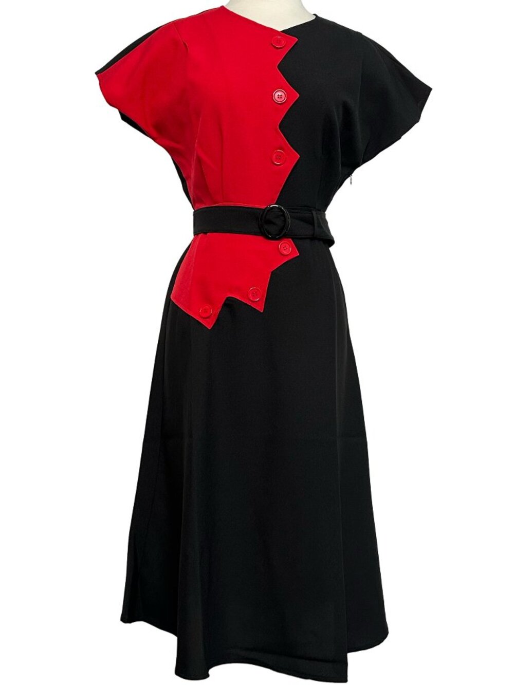 Astro Bettie 1940s-Style Midi Dress Size S